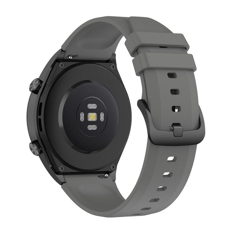 GENERICO - Correa Pulso De Silicona 22mm Para Xiaomi S1-Active - Gris