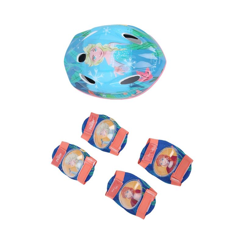 FROZEN - Casco Rodilleras y Coderas Proteccion Frozen TS 52-55 Cm_.