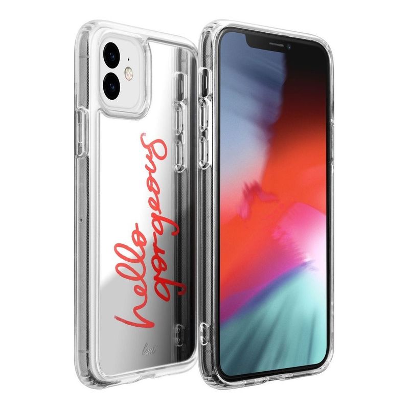 LAUT - LAUT Estuche Compatible iPhone 11 Pro Mirror Espejo Hello