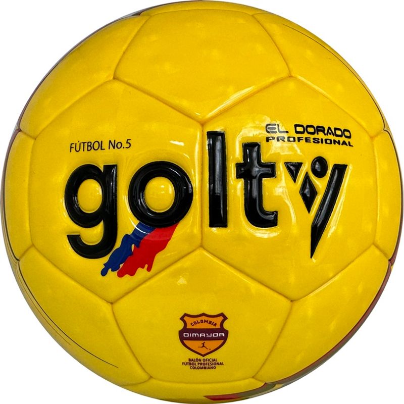 GOLTY - Balon De Fútbol Golty Prof Dorado Termotech 5 Original