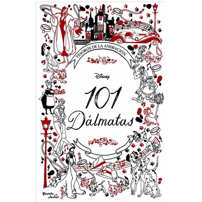 COMERCIALIZADORA EL BIBLIOTECOLOGO - Tesoros de la animación.  101 dalmatas, disney