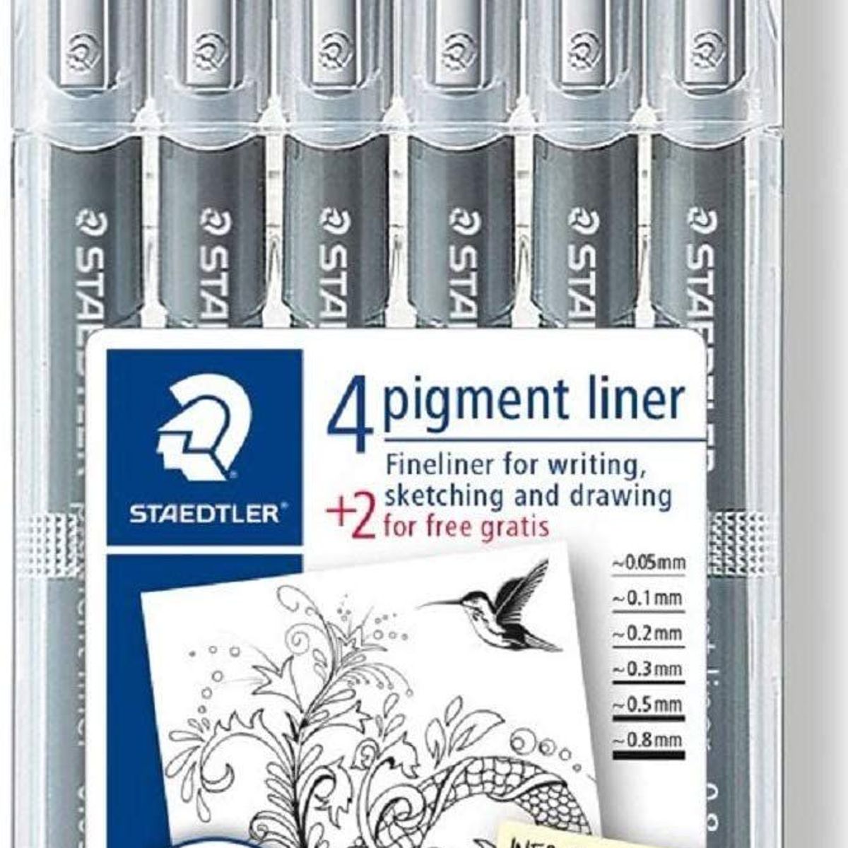 STAEDTLER - Rapidógrafo Staedtler X 6 Unds.