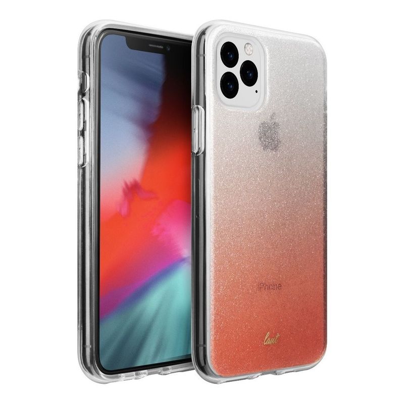 LAUT - LAUT Estuche Compatible iPhone 11 Pro Ombré Naranja Escarchado
