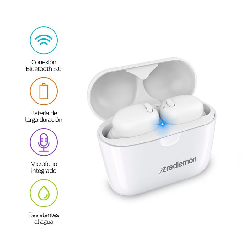 Audífonos Bluetooth High Definition Contra Agua Redlemon