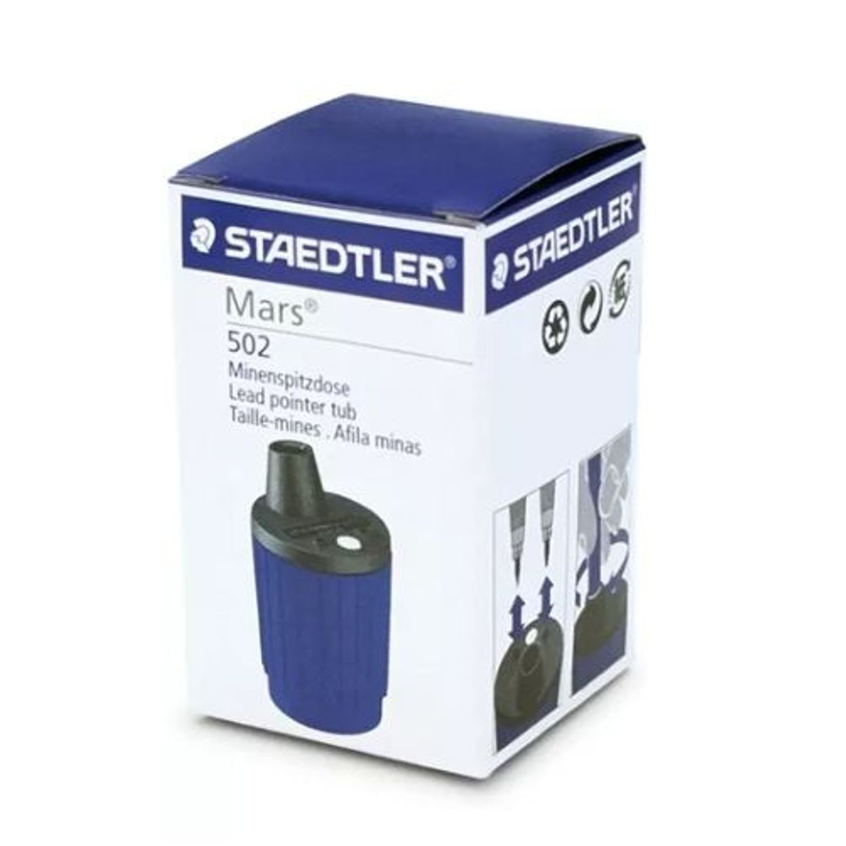 STAEDTLER - Afilaminas 2 Mm Mecánico, Mars 502 Staedtler.