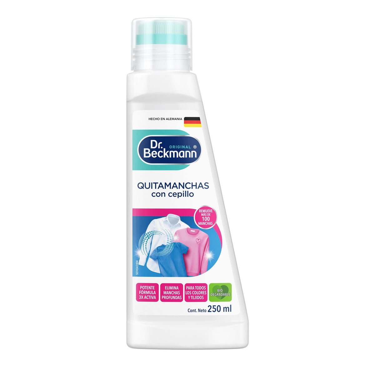 DR BECKMANN - Quitamanchas Prelavado Dr Beckmann con Cepillo 250 Ml