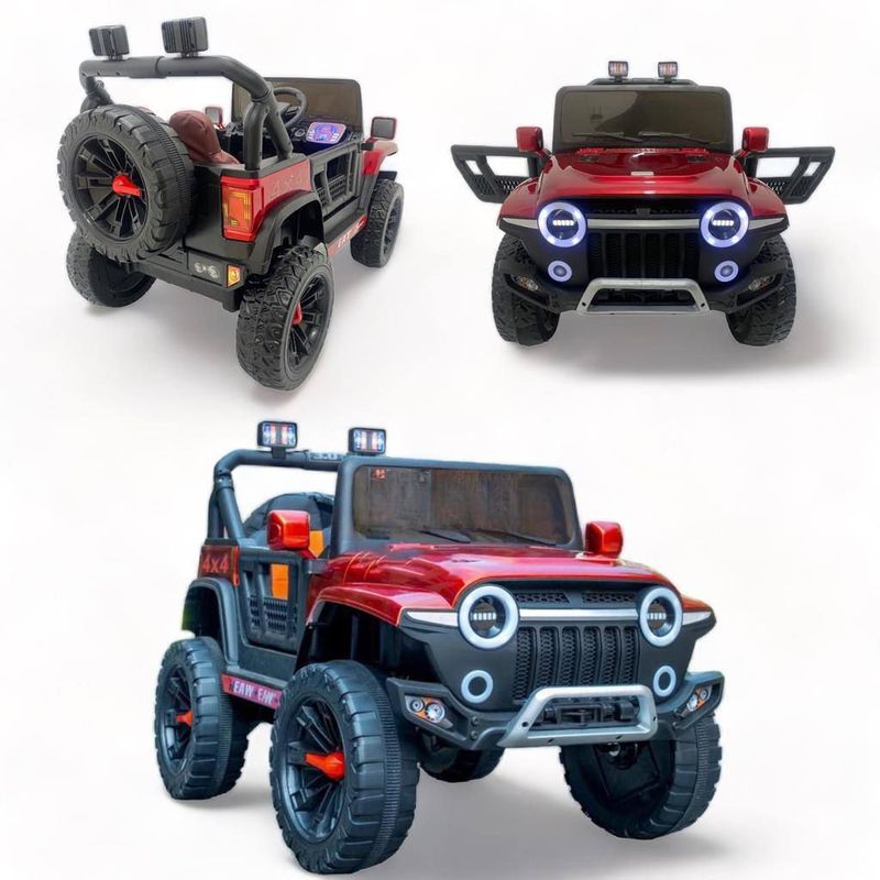 BEBESUNITA - REF GL-03 Carro Eléctrico Para Niños 4X4 LlCaucho CRemoto