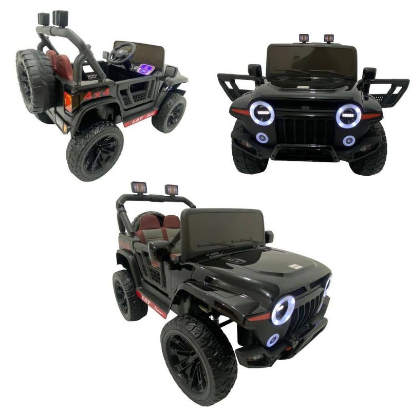BEBESUNITA - REF GL-03 Carro Eléctrico Para Niños 4X4 LlCaucho CRemoto