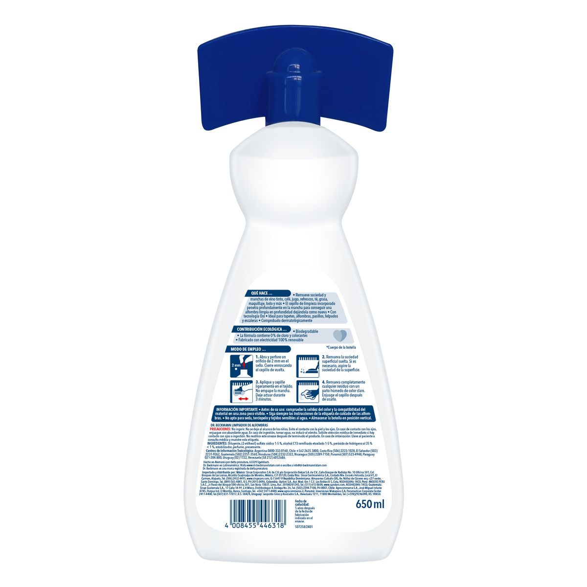 DR BECKMANN - Dr Beckmann Limpiador De Alfombras 650 Ml