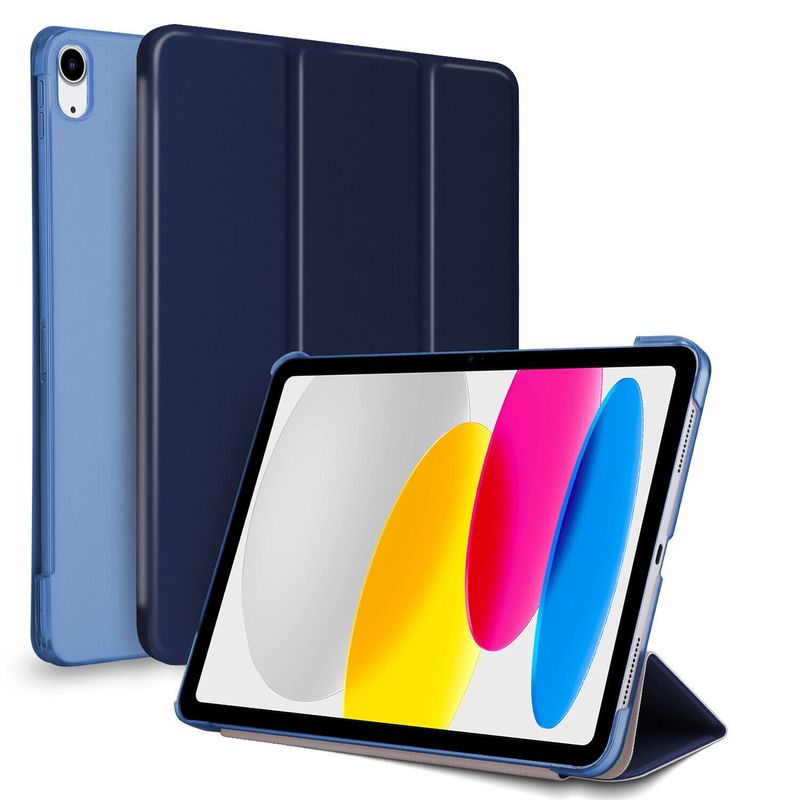 GENERICO - Estuche Protector Smart Case Magnetico Para iPad 10.9 10a Gen - Azul