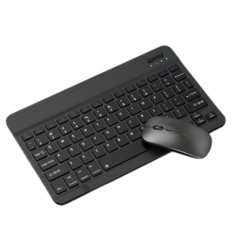 GENERICO - Teclado Mouse Bluetooth Kit Recargable Tablet Pc Celular