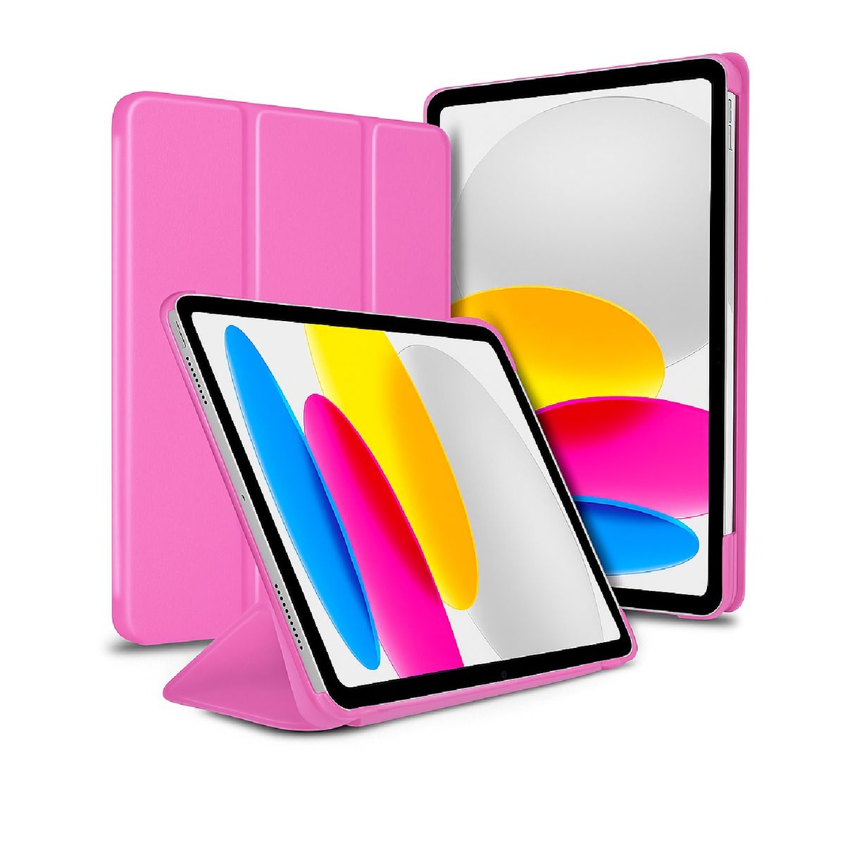 GENERICO - Estuche Protector Smart Case Para Ipad 10.9 10 Generación 2022 Color Rosado