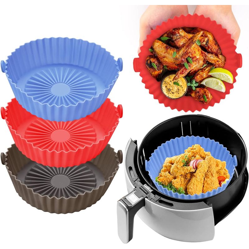 GENERICO - Molde Protector Para Freidora Air Fryer Silicona Reutizable