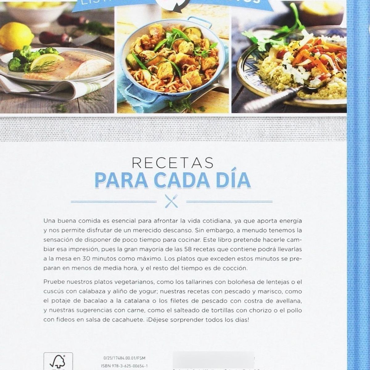 GENERICO - Recetas Para Cada Dia: Listas En 30 Minutos (t.d)