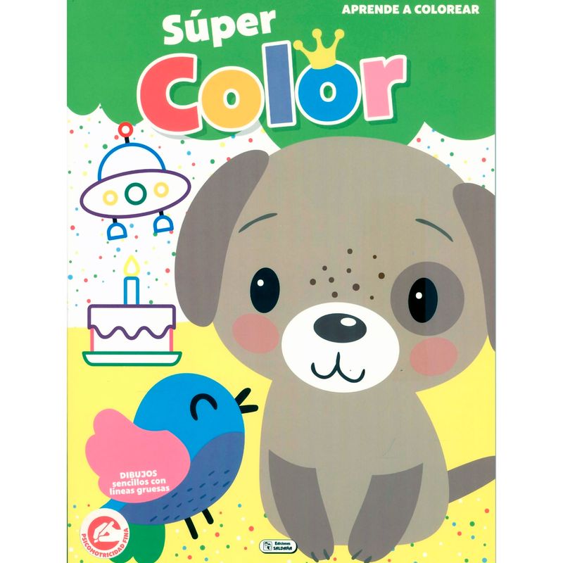 GENERICO - Perro. Super Color. Aprende A Colorear