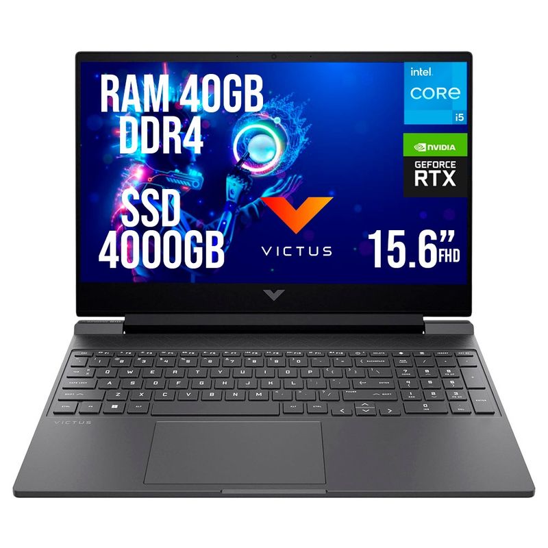 HP - HP VICTUS INTEL CORE I5-13420H SSD 4TB RAM 40GB RTX 3050 6GB LED 15.6" FHD 144Hz