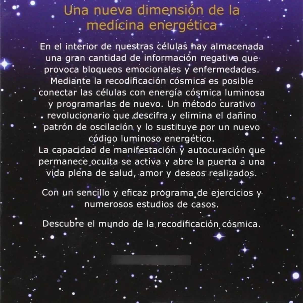 EDAF - Recodificación Cósmica. La Nueva Medicina Energética