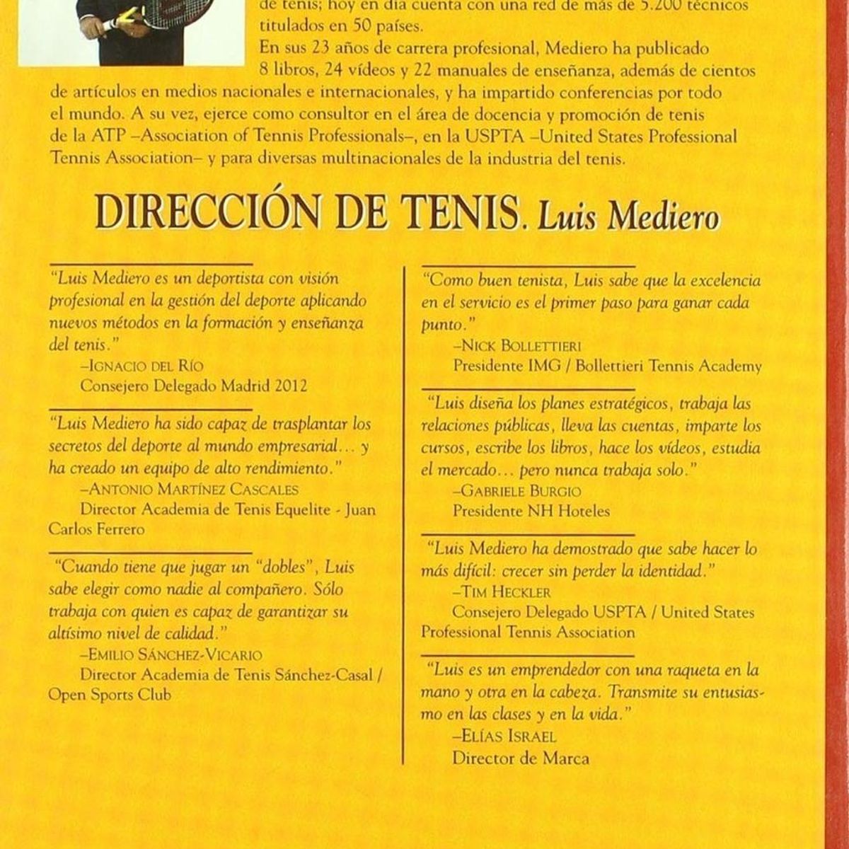 GENERICO - Direccion De Tenis. Luis Mediero