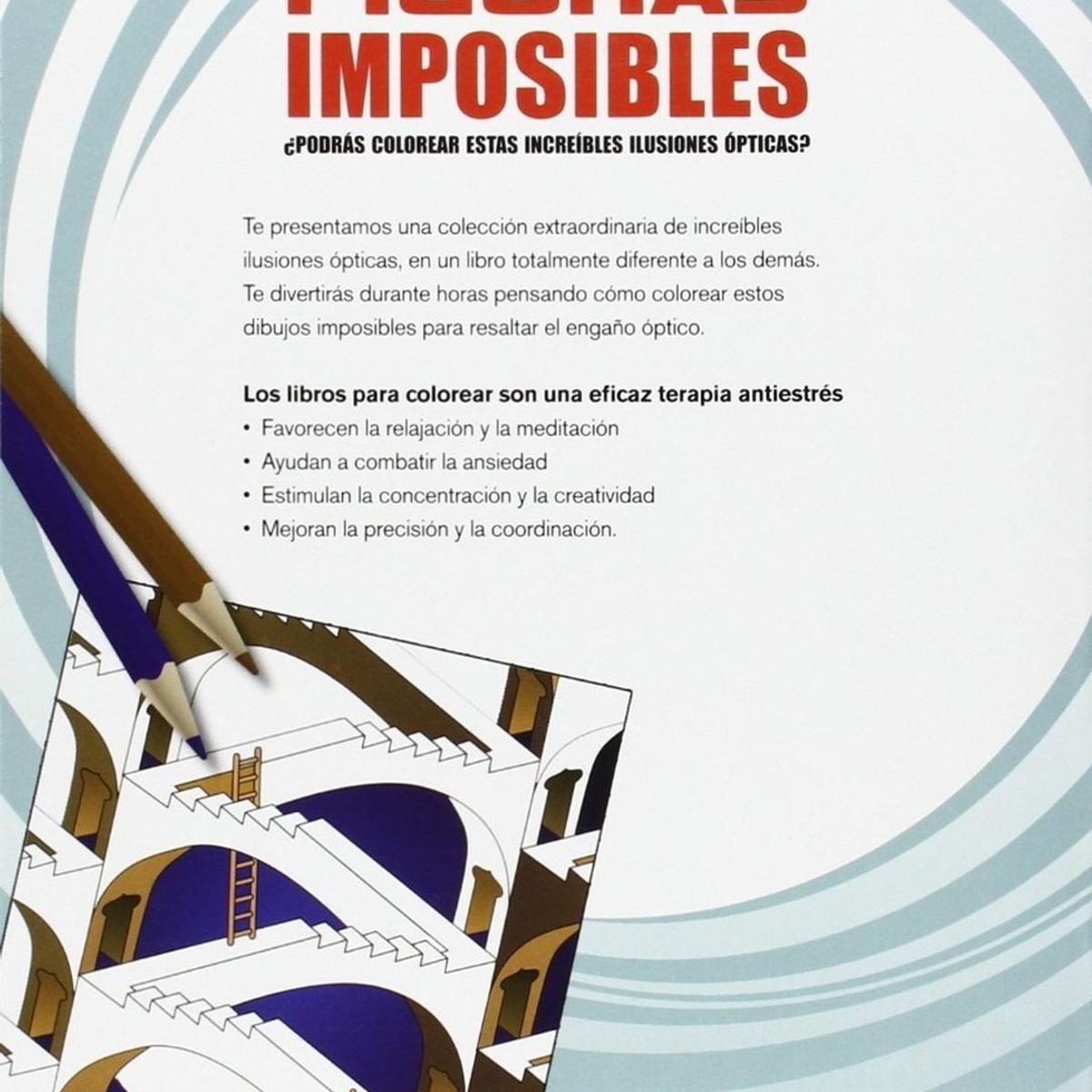 GENERICO - Figuras Imposibles: Libro Para Colorear