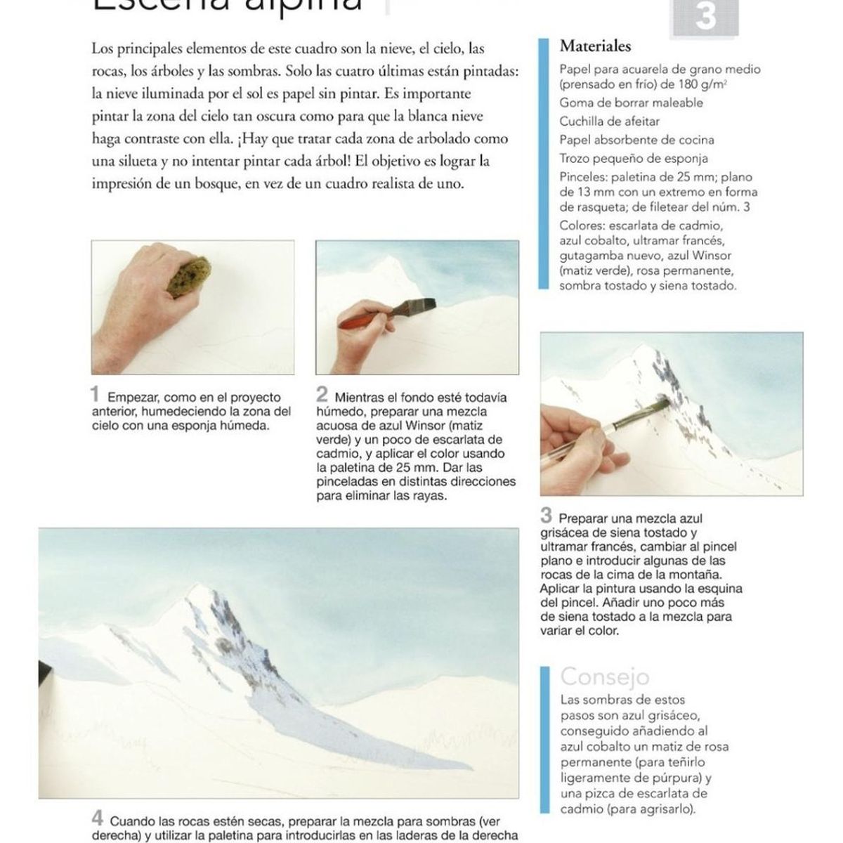 GENERICO - Preparado Para Pintar: Paisajes De Montaña A La Acuarela