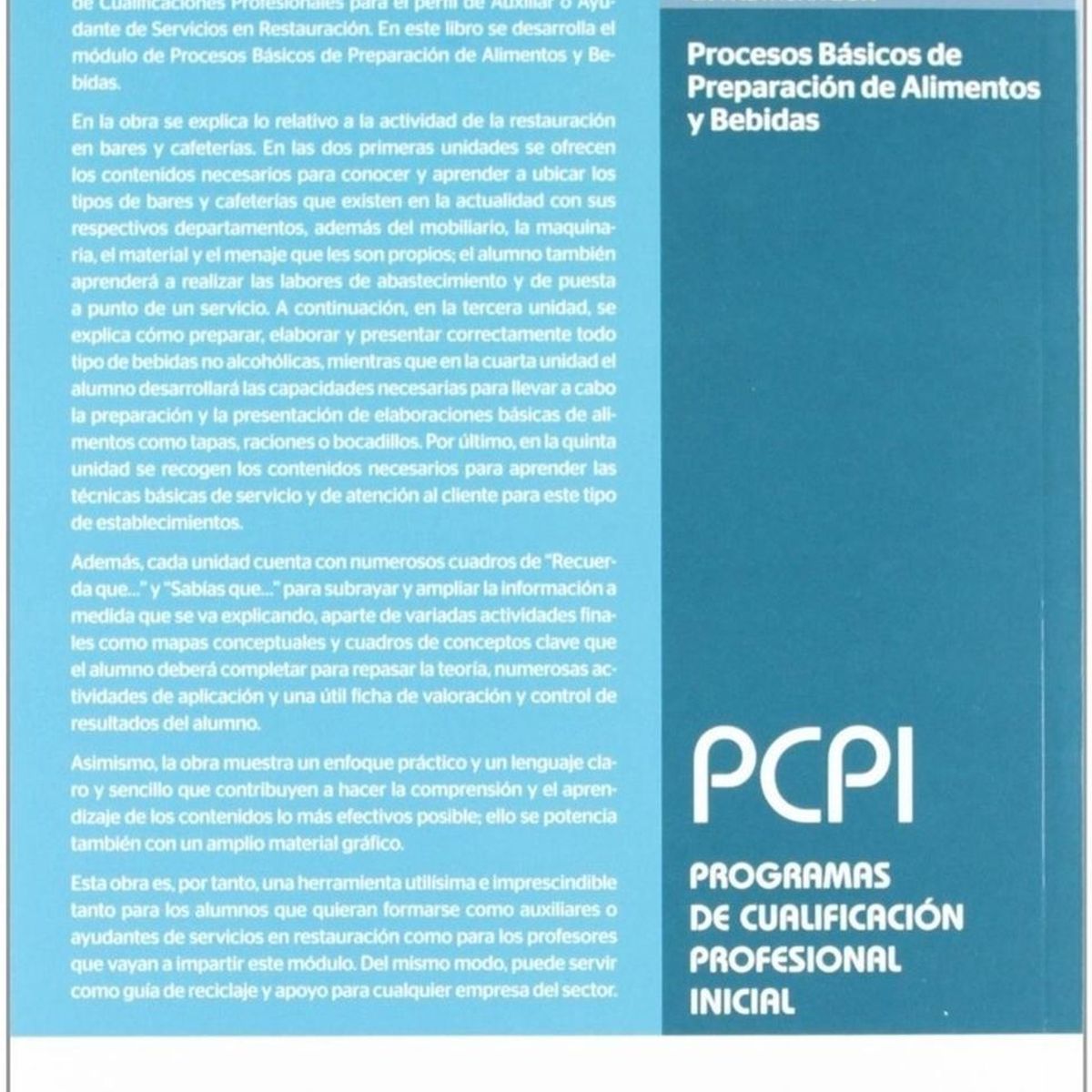 GENERICO - Procesos Básicos De Preparación De Alimentos Y Bebidas