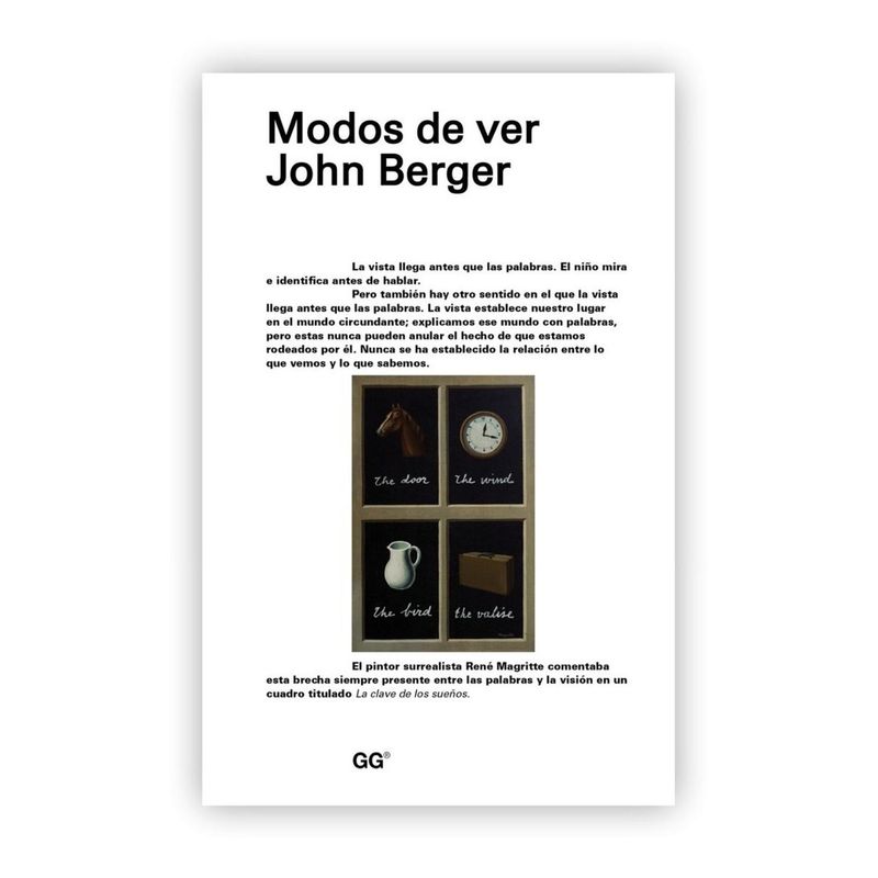 GUSTAVO GILI - Modos De Ver. John Berger