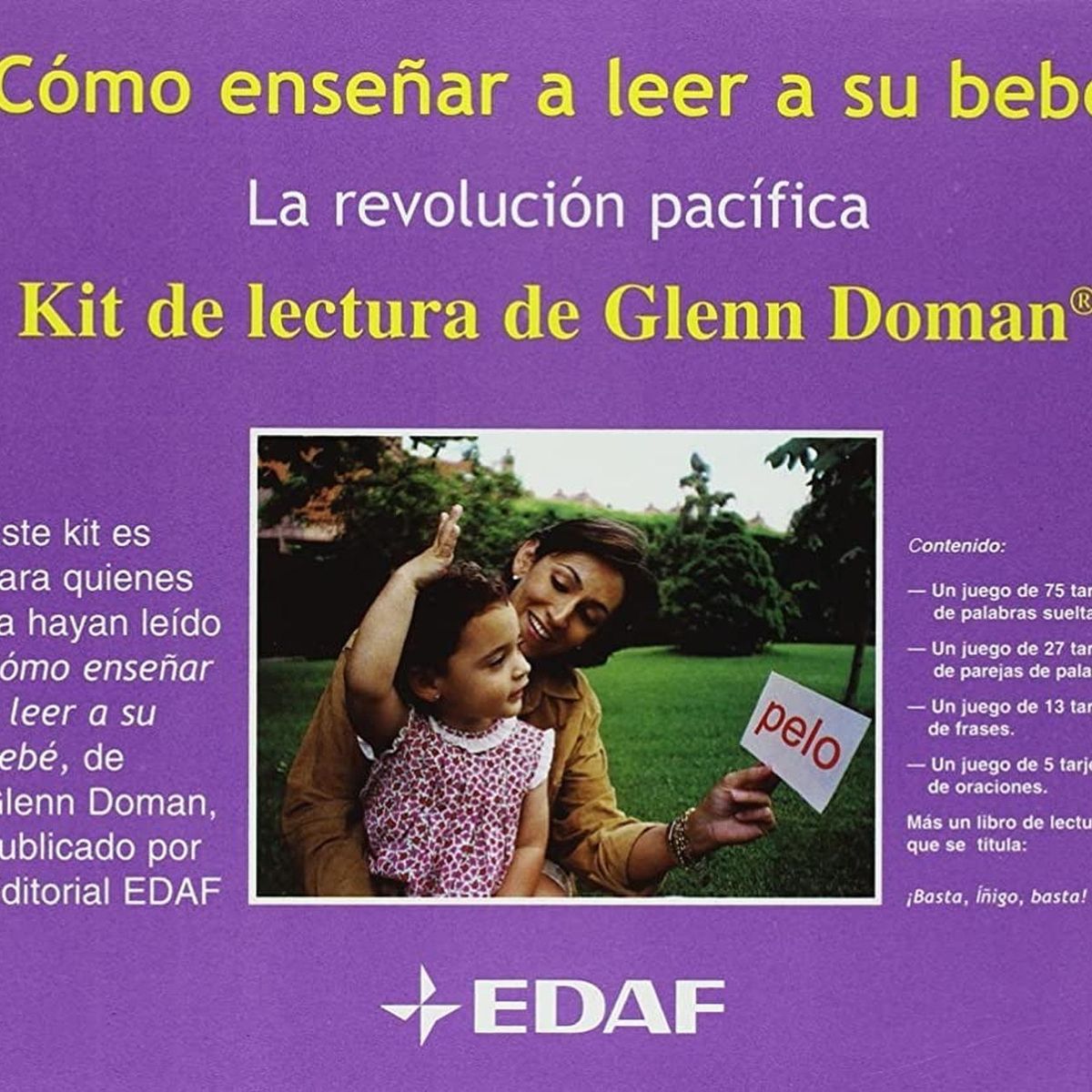 EDAF - Cómo Enseñar A Leer A Su Bebé. Kit Con Juegos