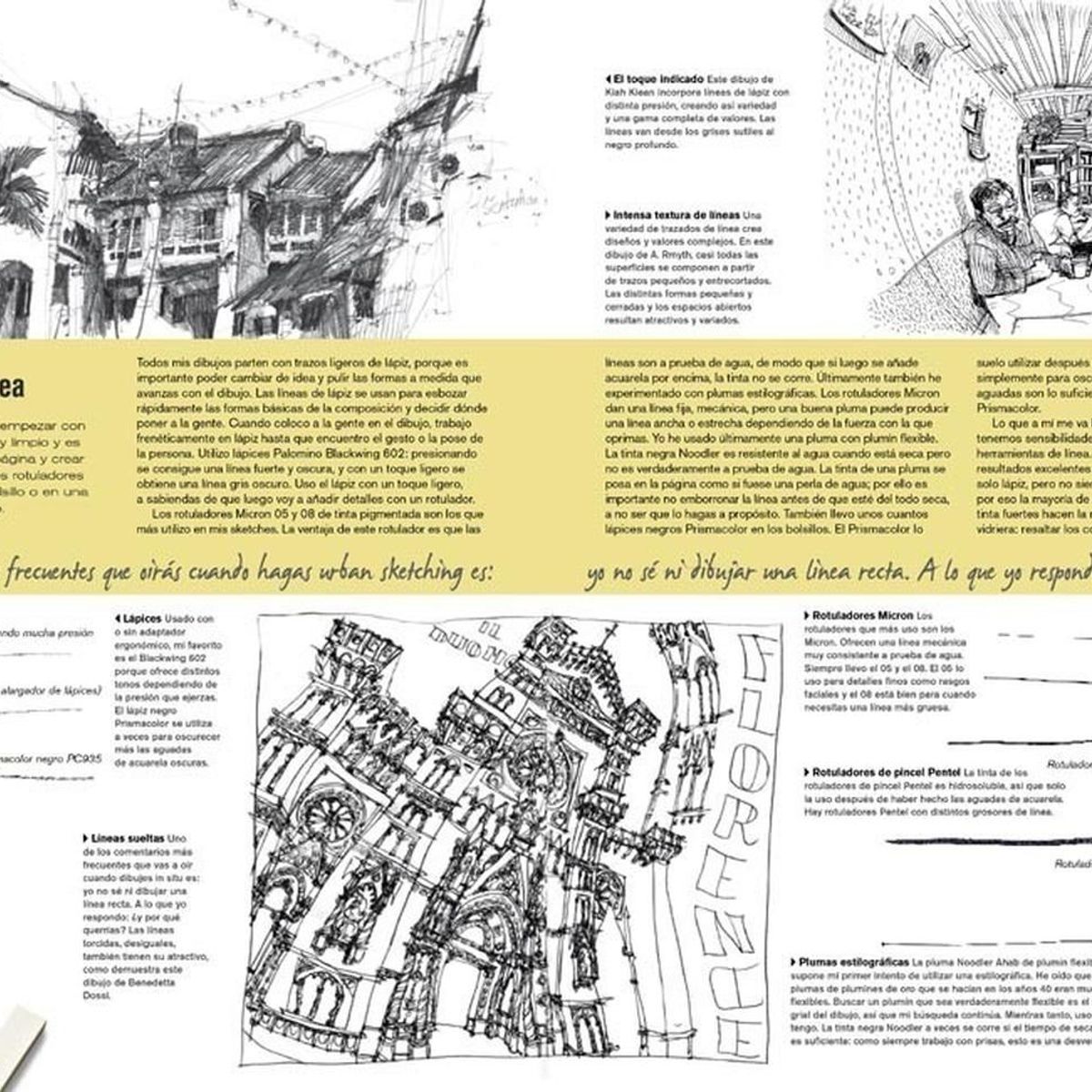 GUSTAVO GILI - Urban Sketching Guía Completa De Técnicas De Dibujo Urbano
