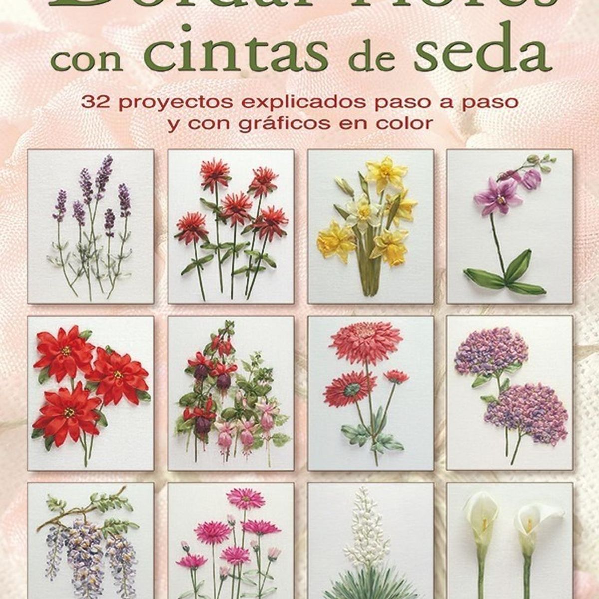 GENERICO - Bordar Flores Con Cintas De Seda