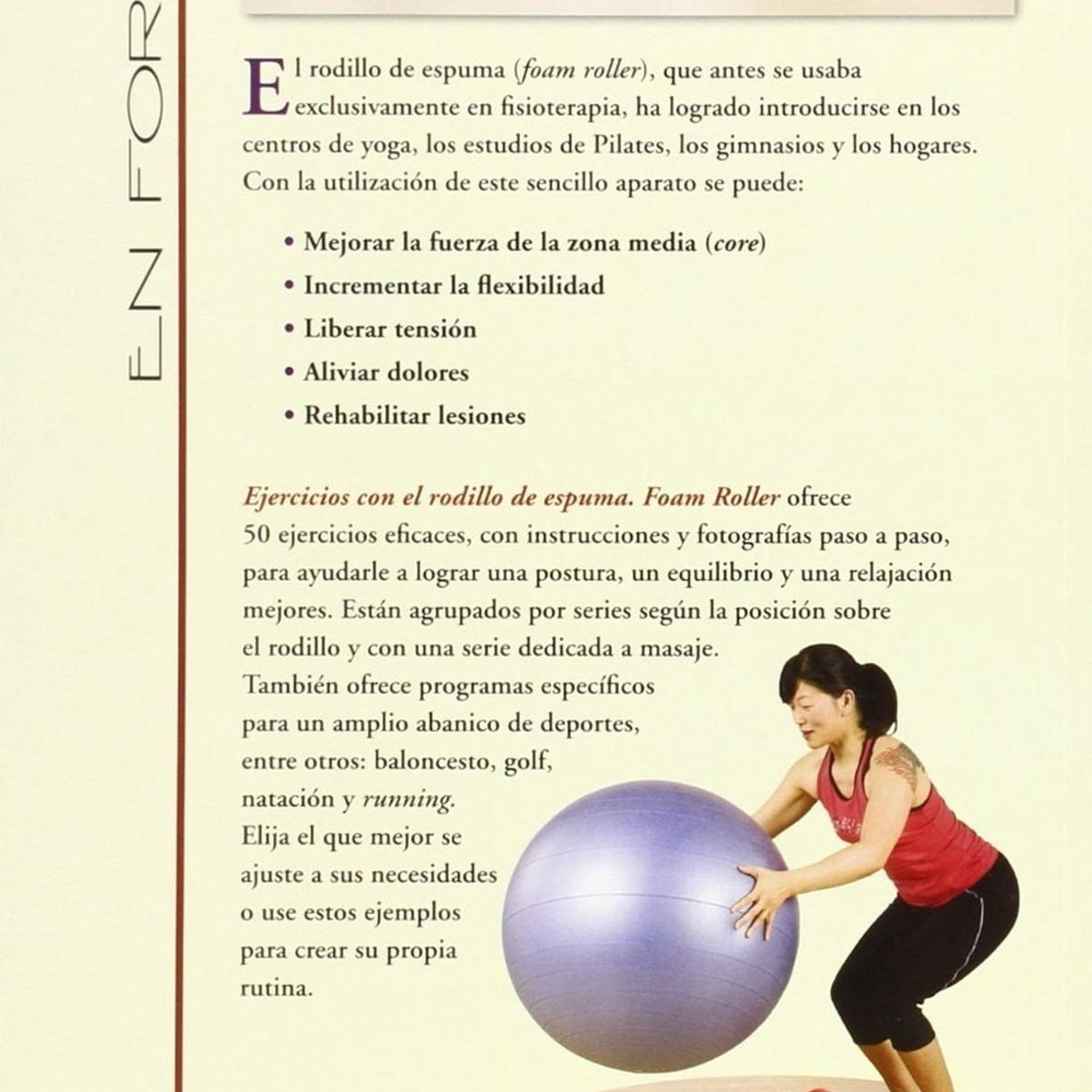 GENERICO - Ejercicios Con El Rodillo De Espuma Foam Roller