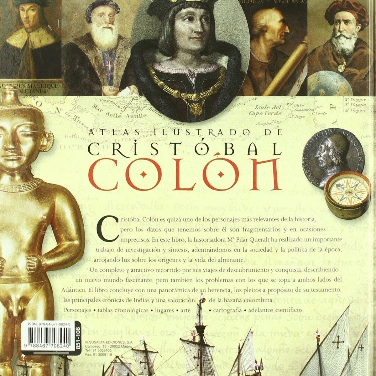 SUSAETA - Atlas Ilustrado De Cristóbal Colón (T.D)