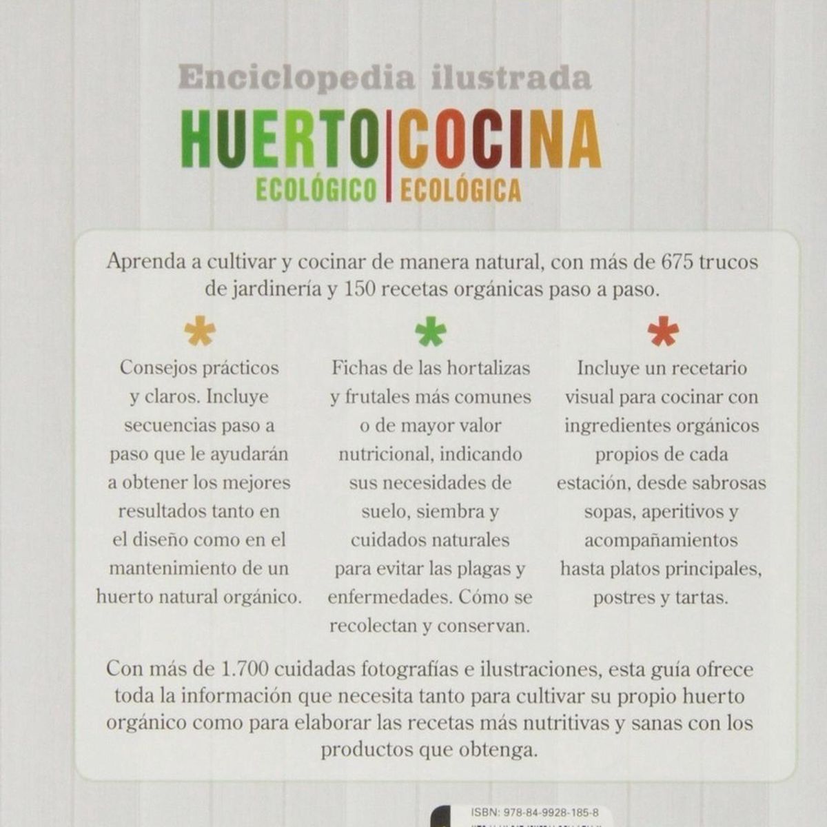 SUSAETA - Huerto Ecológico. Cocina Ecológica. Enciclopedia Ilustrada