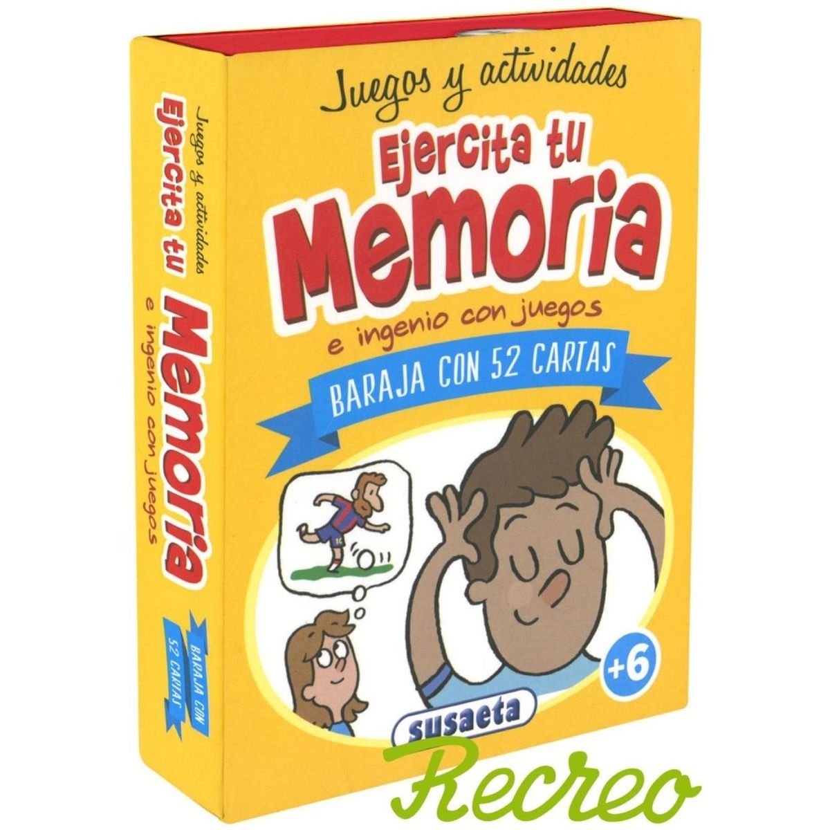 SUSAETA - Ejercita Tu Memoria E Ingenio Con Juegos. Baraja 52 Cartas