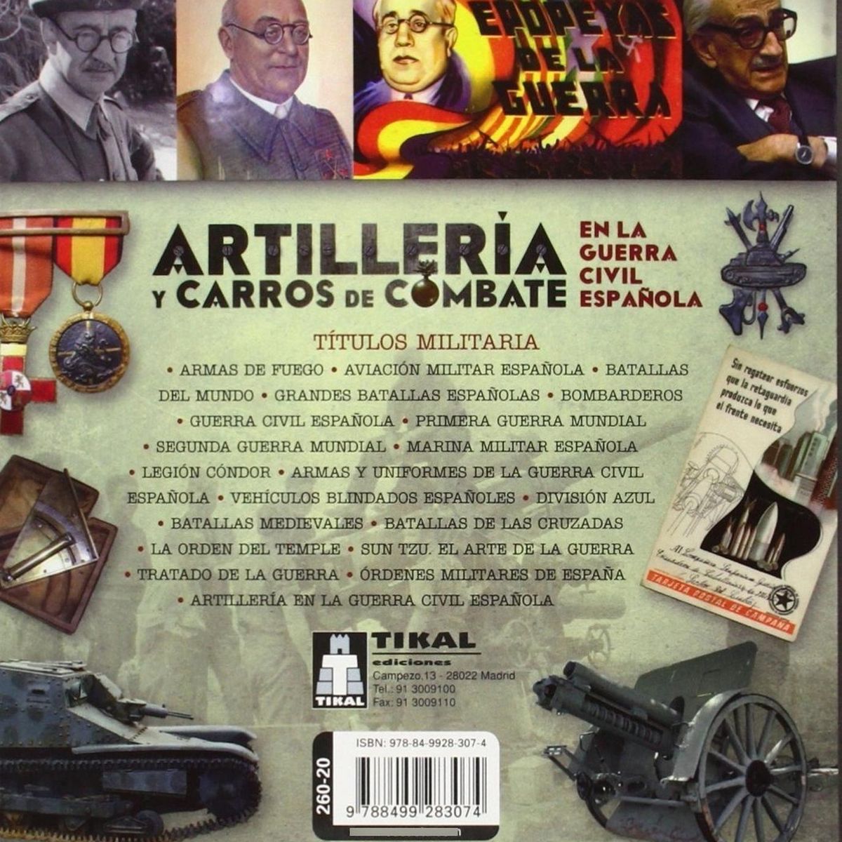 SUSAETA - Artillería Y Carros De Combate En La Guerra Civil Española