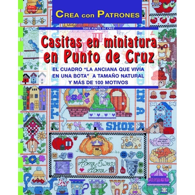 GENERICO - Casitas En Miniatura En Punto De Cruz