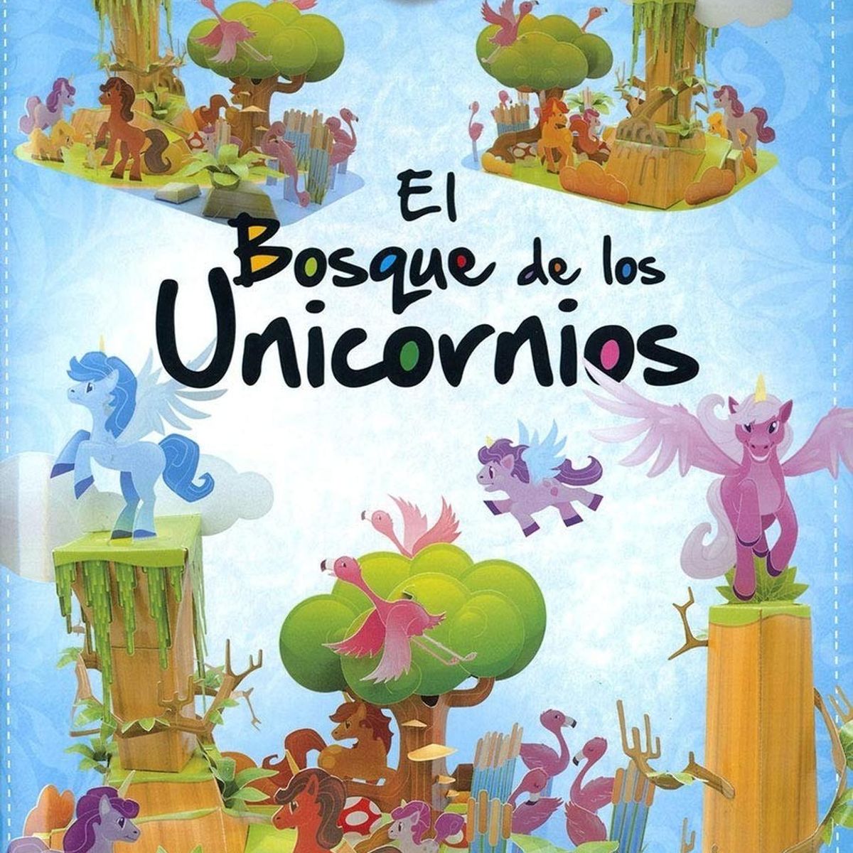 SUSAETA - El Bosque De Los Unicornios. Maquetas Recortables
