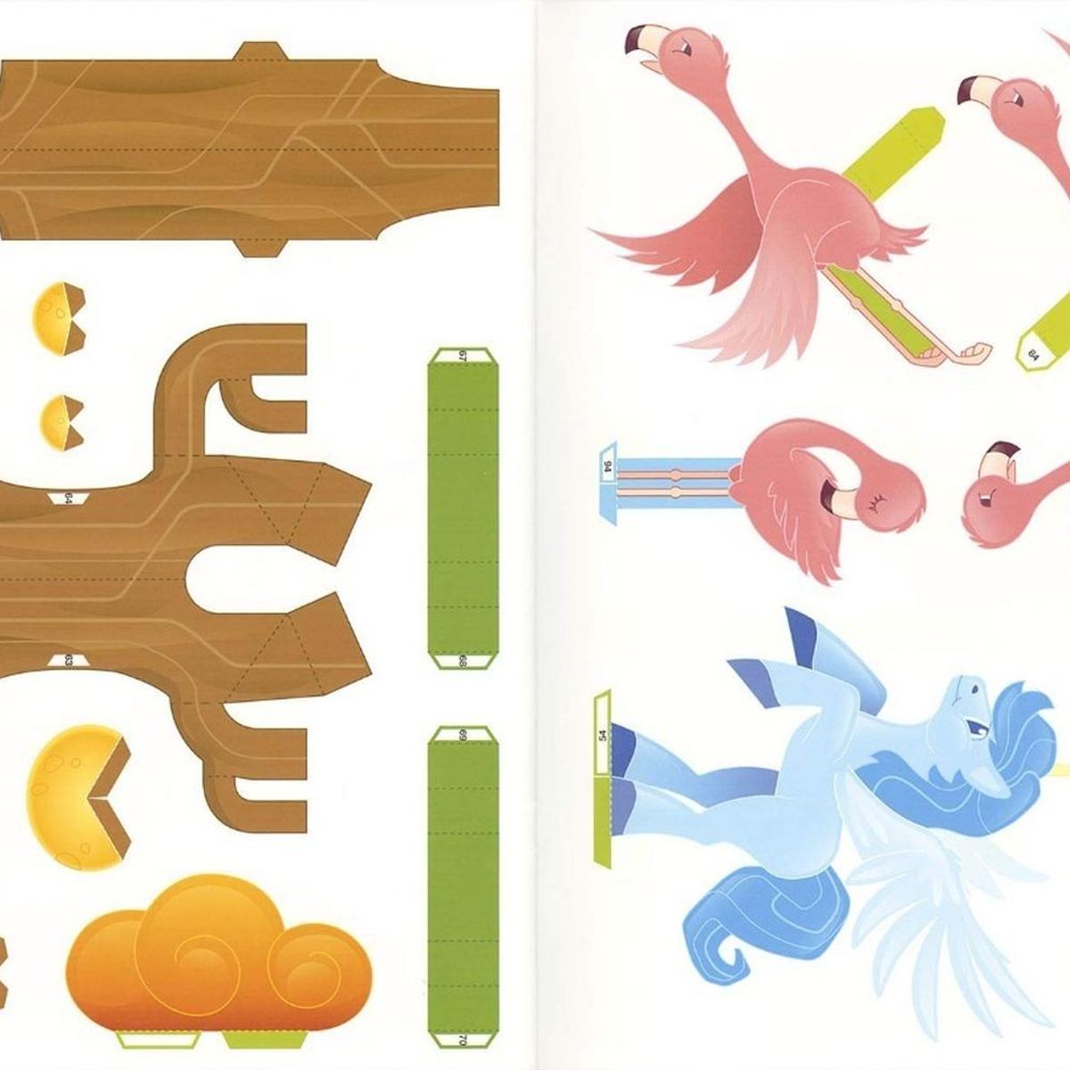 SUSAETA - El Bosque De Los Unicornios. Maquetas Recortables