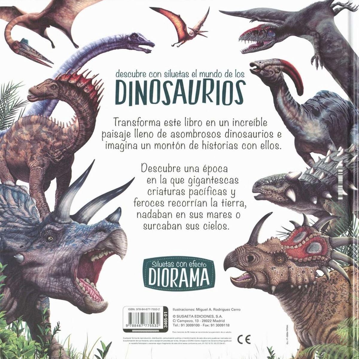 SUSAETA - Dinosaurios, Descubre Con Siluetas El Mundo