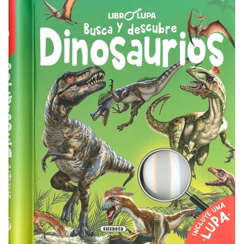 SUSAETA - Dinosaurios, Busca Y Descubre. Incluye Lupa