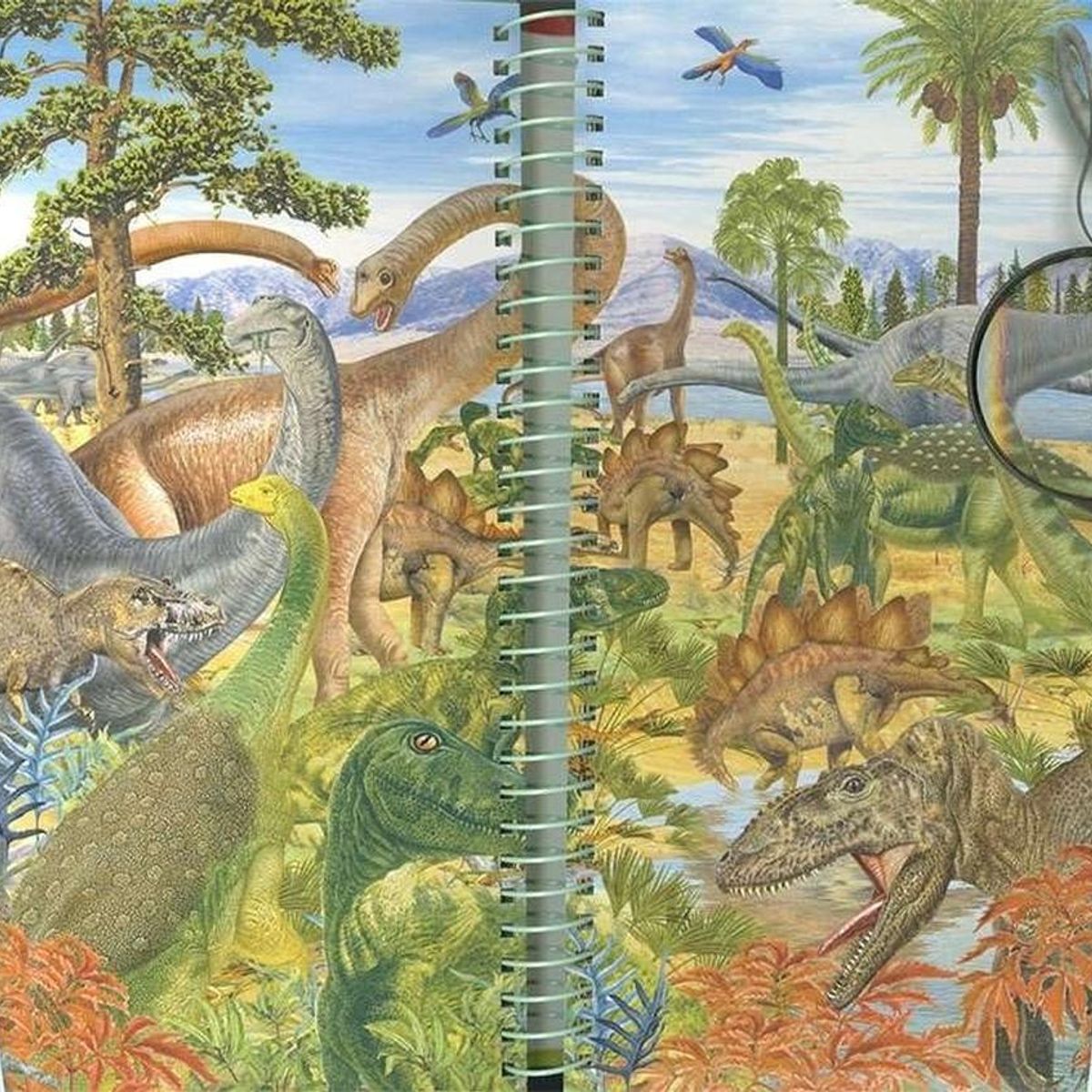 SUSAETA - Dinosaurios, Busca Y Descubre. Incluye Lupa