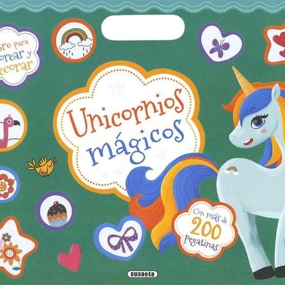 SUSAETA - Unicornios Magicos. Verde