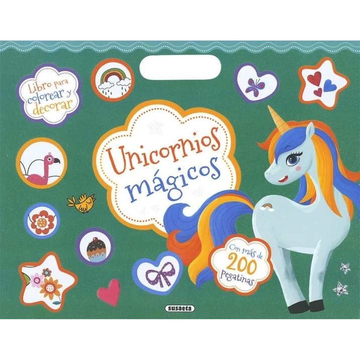 SUSAETA - Unicornios Magicos. Verde