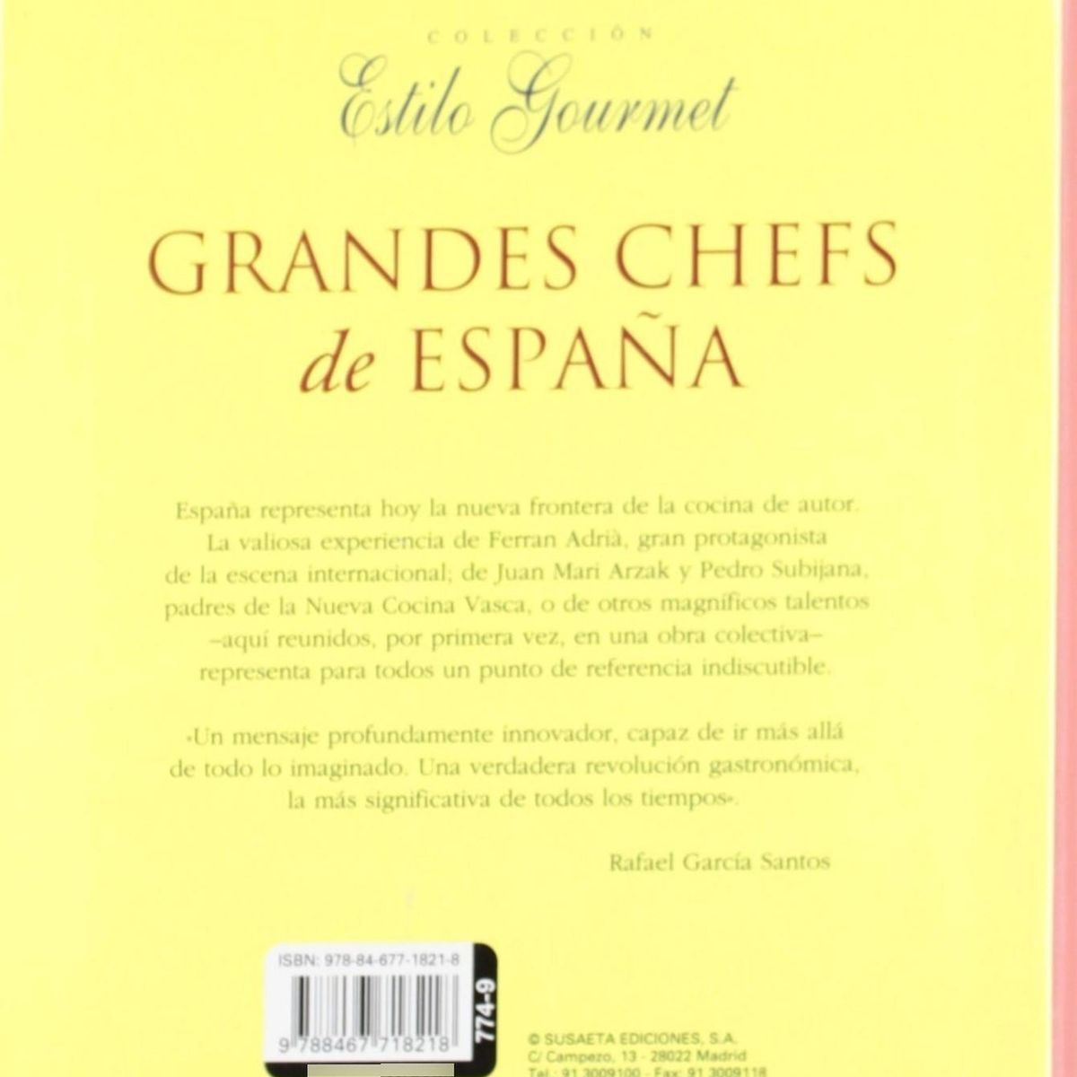 SUSAETA - Estilo Gourmet - Grandes Chefs De España