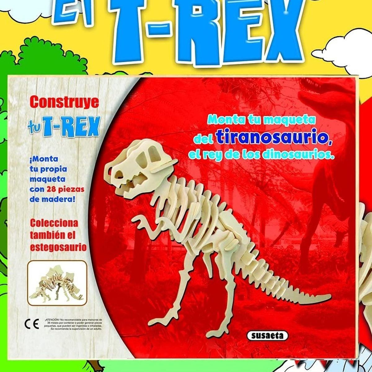 SUSAETA - El T-rex (colorea, Construye Y Juega)