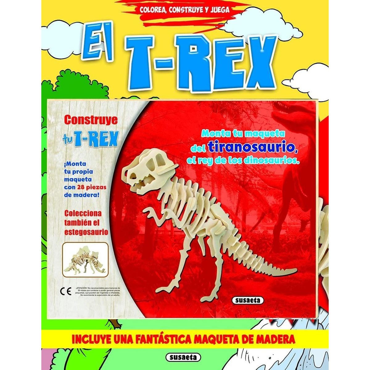 SUSAETA - El T-rex (colorea, Construye Y Juega)