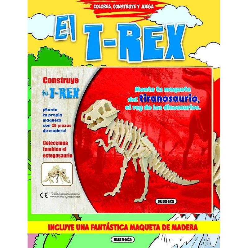 SUSAETA - El T-rex (colorea, Construye Y Juega)