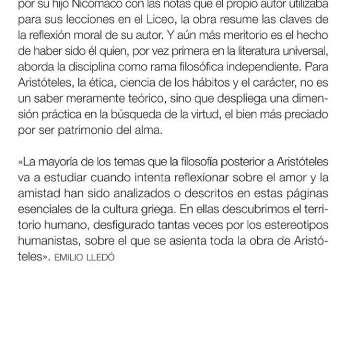GENERICO - Ética A Nicómaco. Aristóteles