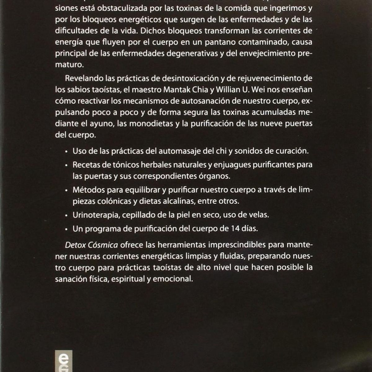 EDAF - Détox Cósmica. Un Enfoque Taoísta Para La Purificación