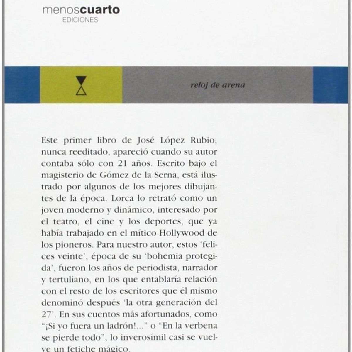 GENERICO - Cuentos Inverosímiles. José López Rubio