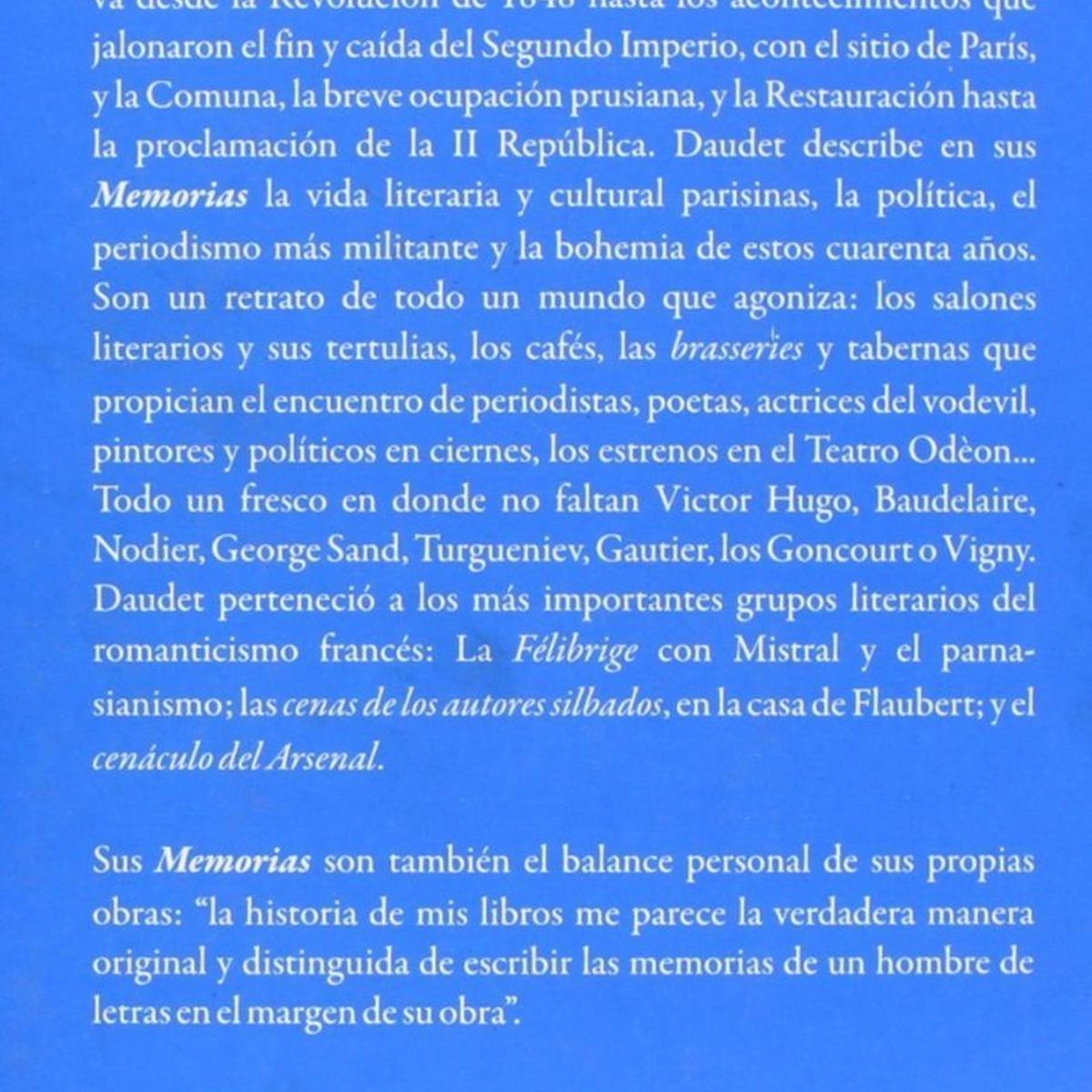 GENERICO - Memorias. Alphonse Daudet